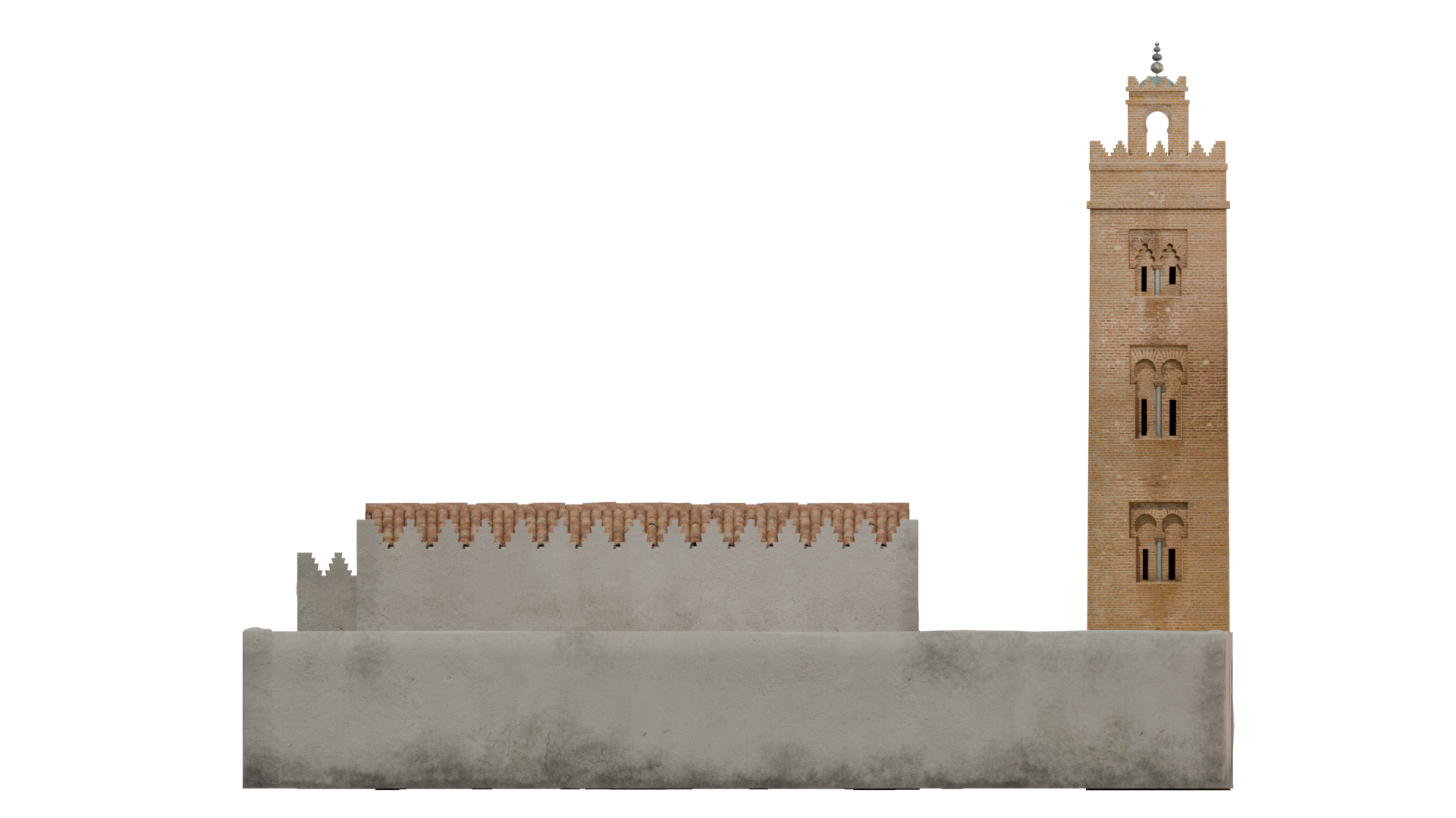 Cuatrovitas Mosque 3D recreation