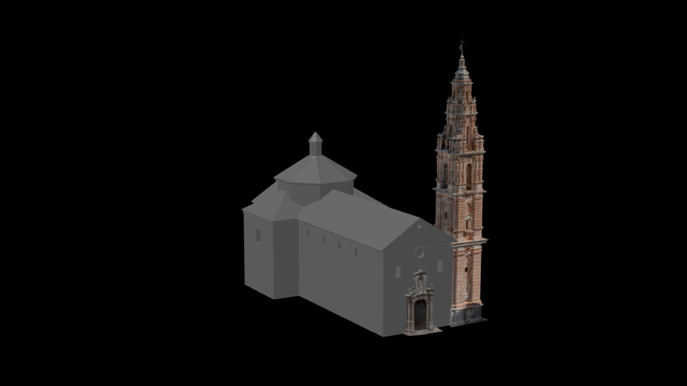 3D recreation of Nuestra Señora de la Victoria Church