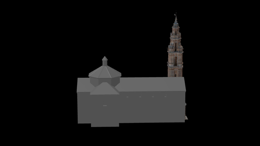 3D recreation of Nuestra Señora de la Victoria Church