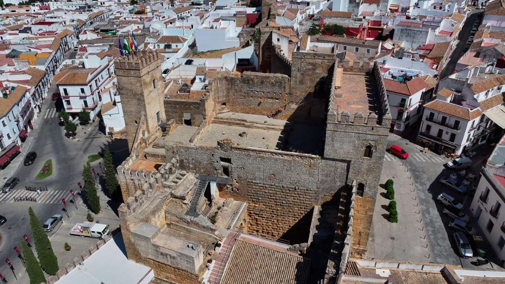 Aerial view of Puerta de Sevilla