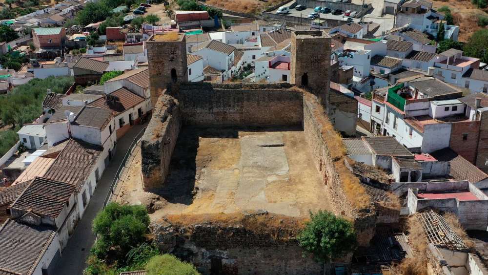 Castle of la Puebla de los Infantes' panoramic view