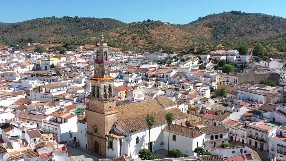 Aerial view of Santa María de la Encarnación Church