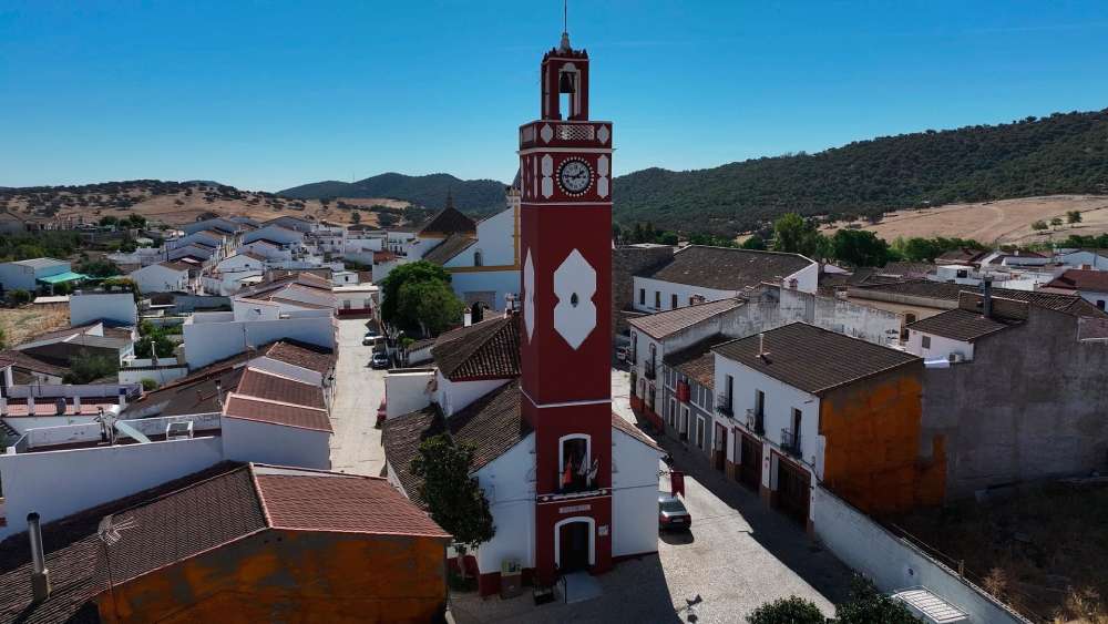 Vista aérea de la Torre del Reloj