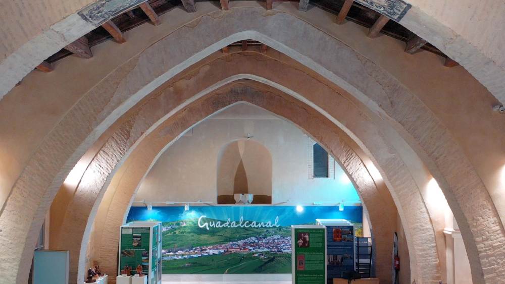 Interior de la antigua iglesia